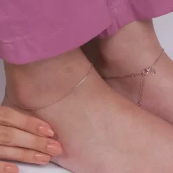 Rose Gold Glint Anklet