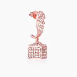 Rose Gold Glittering Grace Jhumki