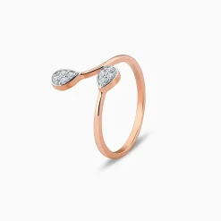 Rose Gold Glitz Diamond Ring