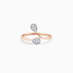 Rose Gold Glitz Diamond Ring