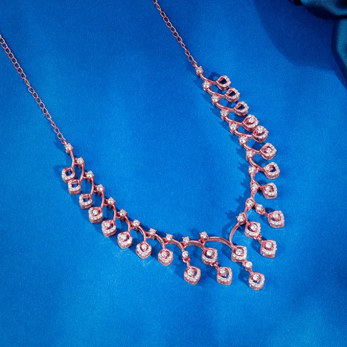 Rose Gold Gloria Necklace