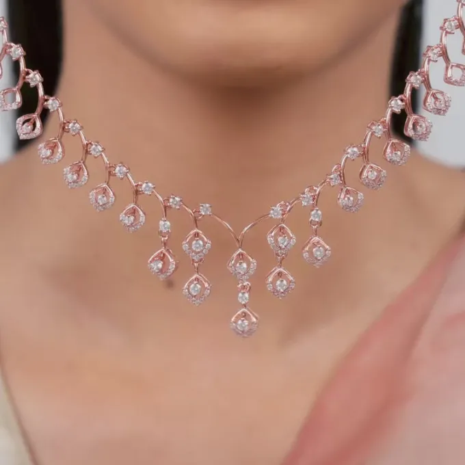 Rose Gold Gloria Necklace