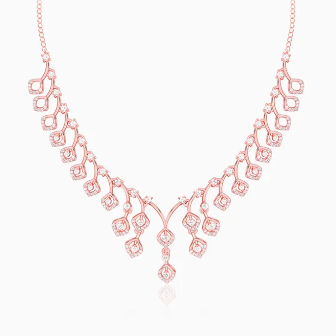 Rose Gold Gloria Necklace