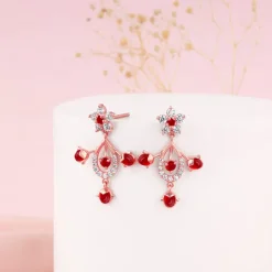 Rose Gold Grow in Love Earrings