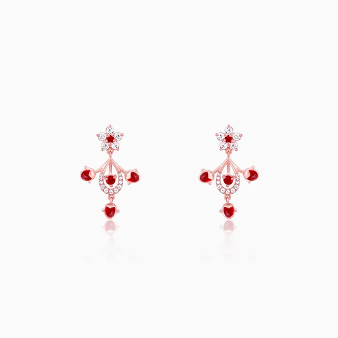 Rose Gold Grow in Love Earrings
