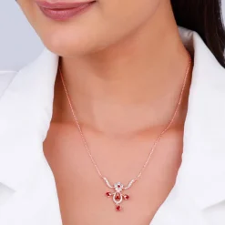 Rose Gold Grow in Love Necklace