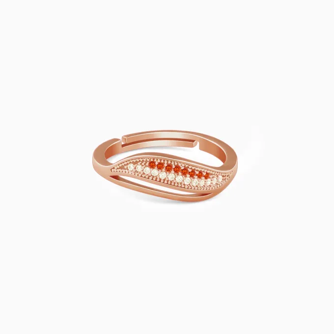 Rose Gold Guanyin Ring