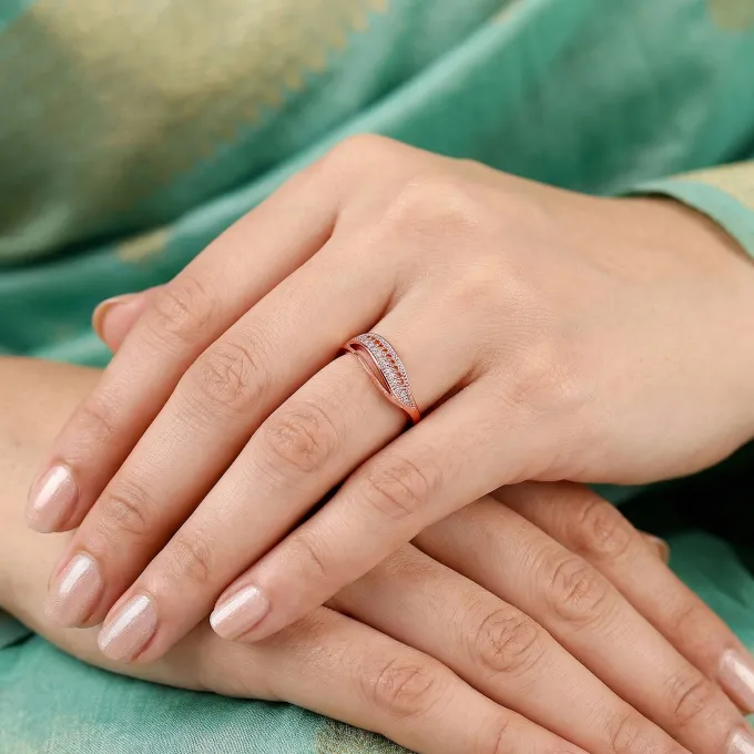Rose Gold Guanyin Ring