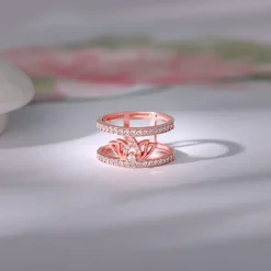Rose Gold Gulabi Kamal Ring