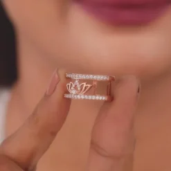 Rose Gold Gulabi Kamal Ring