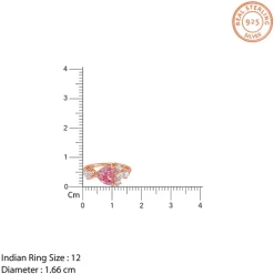Rose Gold Heart Beat Ring