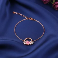 Rose Gold Heartbound Bracelet