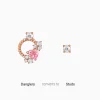 Rose Gold Heartbound Earrings