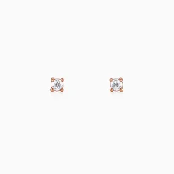 Rose Gold Heartbound Earrings