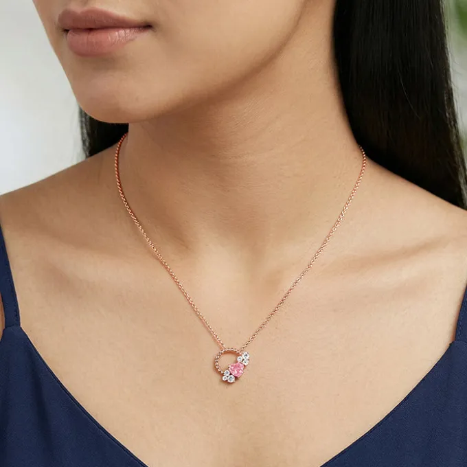 Rose Gold Heartbound Necklace