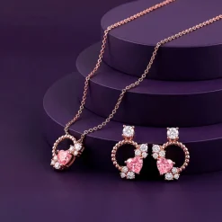 Rose Gold Heartbound Set