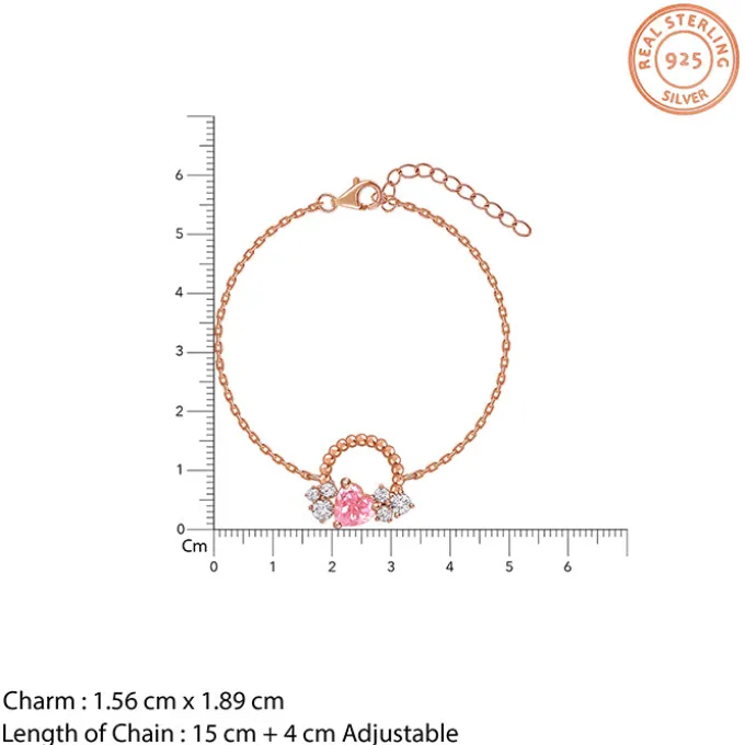 Rose Gold Heartbound Set of 3