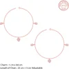 Rose Gold Hearty Anklet