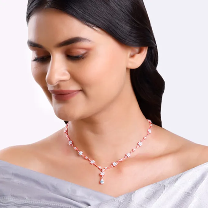 Rose Gold Hilary Necklace