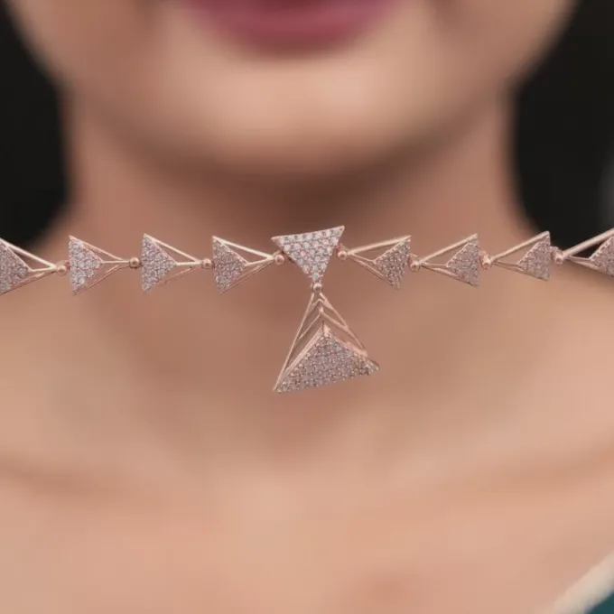 Rose Gold Hold Time Necklace
