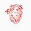 Rose Gold I Miss You Stud Earrings