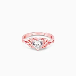 Rose Gold I Promise My Heart Ring