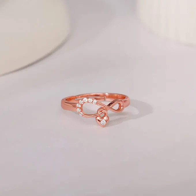 Rose Gold Infiniheart Ring