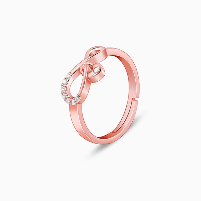Rose Gold Infiniheart Ring