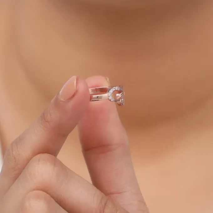Rose Gold Infiniheart Ring