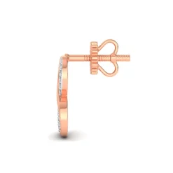 Rose Gold Infinite Joy Diamond Earrings