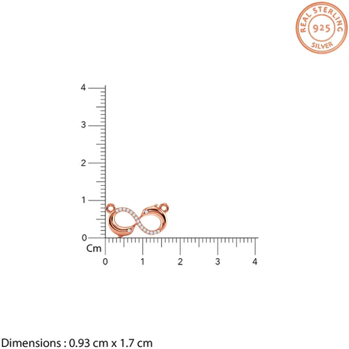 Rose Gold Infinity Necklace