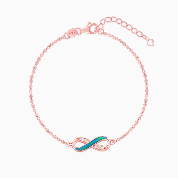 Rose Gold Infinity Vibe Bracelet