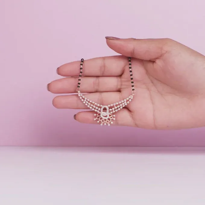 Rose Gold Inspiring Love Mangalsutra