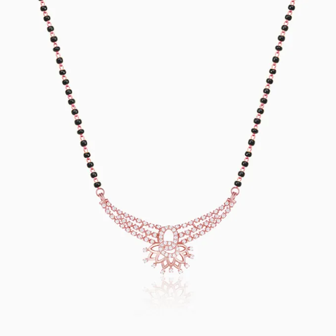 Rose Gold Inspiring Love Mangalsutra