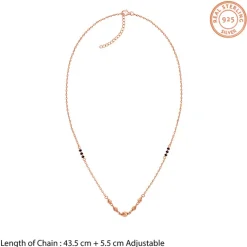 Rose Gold Iraaya Mangalsutra