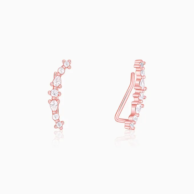 Rose Gold Ivy Whisper Ear Piercing