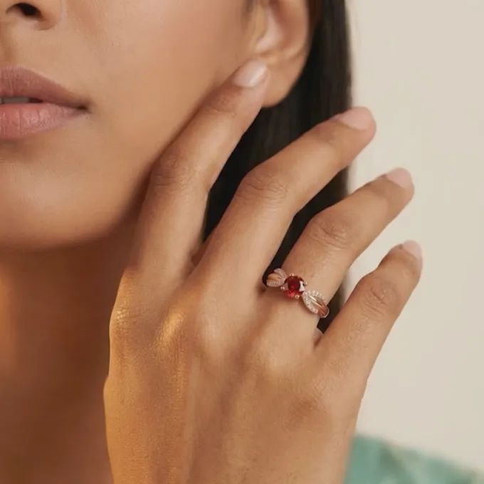 Rose Gold Izanami Ring