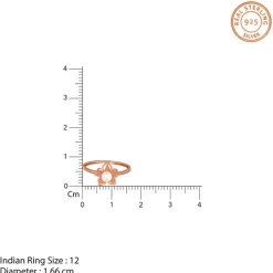 Rose Gold Jennifer Pearl Ring (Size 12)