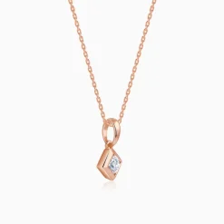 Rose Gold Kaiva Lab Grown Diamond Pendant