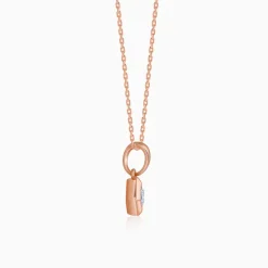 Rose Gold Kaiva Lab Grown Diamond Pendant