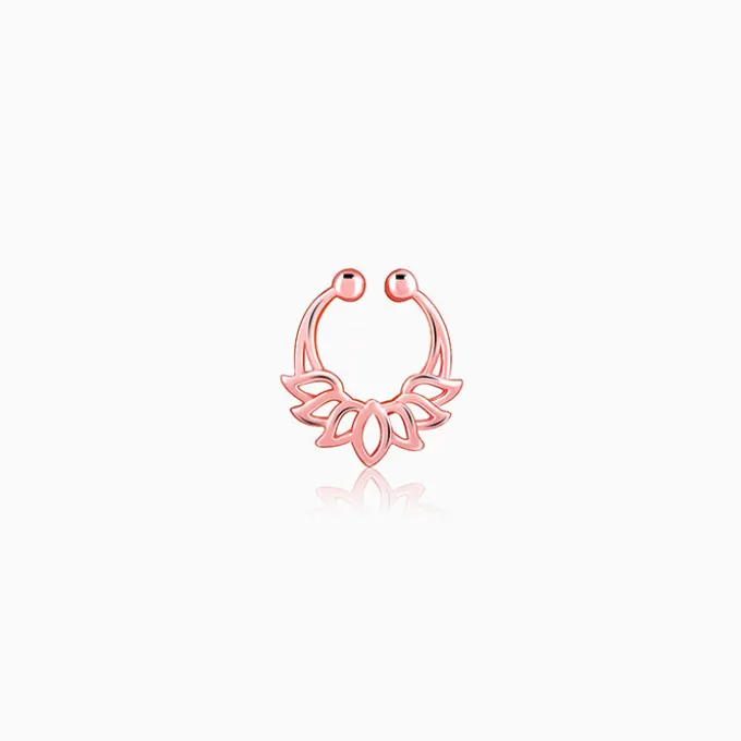 Rose Gold Kamal Septum Ring