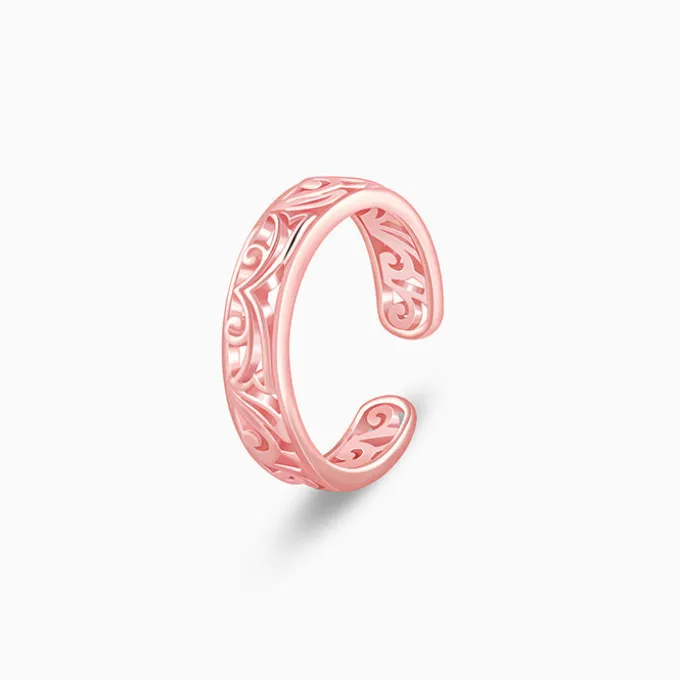 Rose Gold Khoobsurat Toe Rings