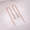 Rose Gold Kiran Sui Dhaaga Lab Grown Diamond Earrings