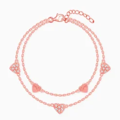 Rose Gold Layered Love Bracelet