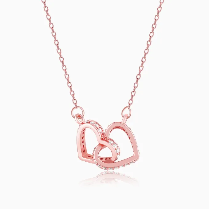 Rose Gold Locked-In-Love Necklace