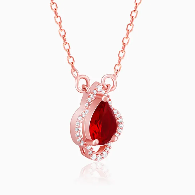 Rose Gold Love Confession Necklace