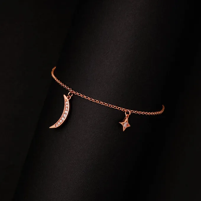 Rose Gold Love From Stars Bracelet