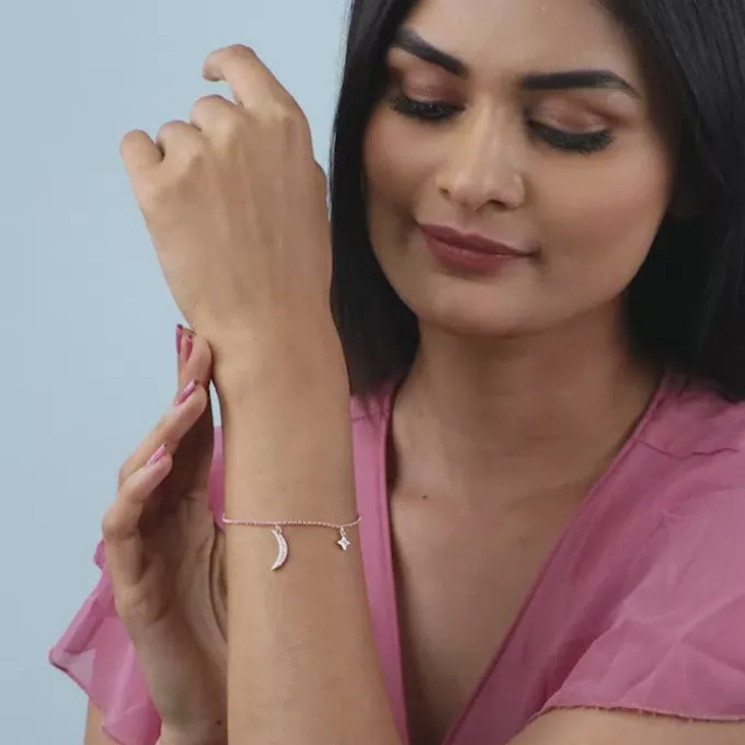 Rose Gold Love From Stars Bracelet