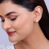 Rose Gold Love Square Earrings