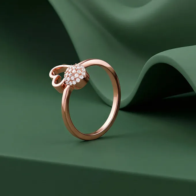 Rose Gold Lovey-Dovey Ring